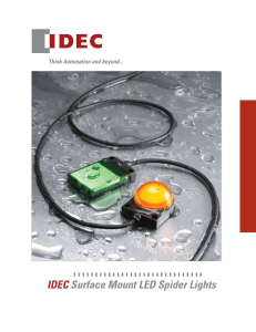 IDEC Surface Mount LED Spider Lights