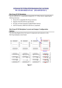 4-Channel 3U 16 Bay SCA Backplane Set_up Guide PN: 3E