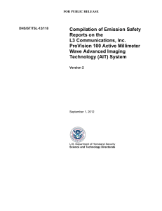 Emission Safety Reports - Electronic Privacy Information Center