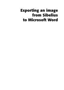 Exporting an image from Sibelius to Microsoft Word
