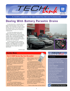 Dealing With Battery Parasitic Drains