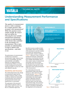 Understanding Measurement Performance and