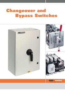 Changeover and Bypass Switches