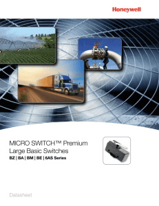 MICRO SWITCH™ Large Premium Basic Switches