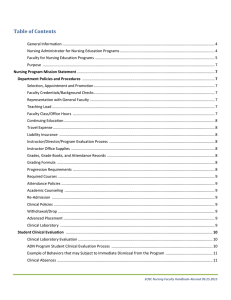 Table of Contents - Eastern Oklahoma State College