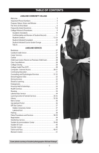 TABLE OF CONTENTS - Lakeland Community College
