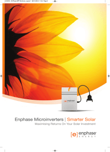 Enphase Microinverters | Smarter Solar