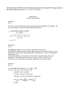 Exam C Solutions