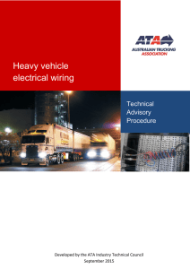 Heavy vehicle electrical wiring - Australian Trucking Association
