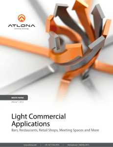 Light Commercial Applications