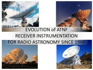 EVOLUTION of ATNF RECEIVER INSTRUMENTATION FOR RADIO