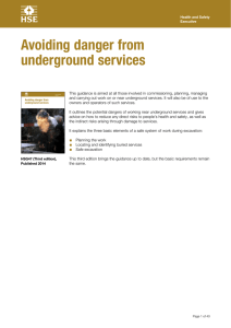 Avoiding danger from underground services HSG47