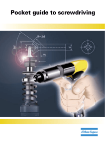 Pocket guide to screwdriving