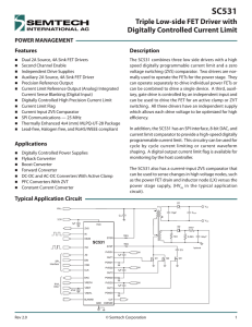 Triple Low-side FET Driver with Digitally Controlled Current Limit