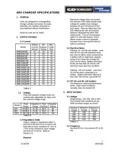 are charger specifications