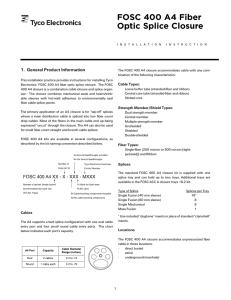 FOSC 400 A4 Fiber Optic Splice Closure Installation Instructions