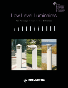 Low Level Luminaires