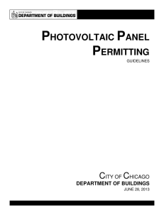 photovoltaic panel permitting