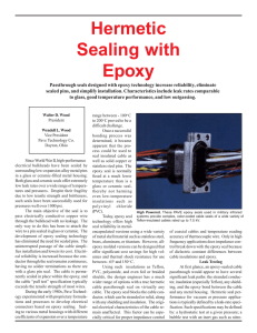 Hermetic Sealing with Epoxy