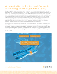 An Introduction to Illumina Next-Generation Sequencing Technology