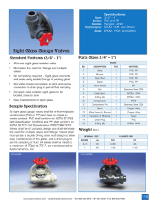 Sight Glass Gauge Valves