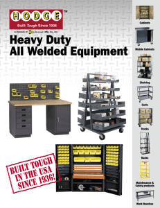 Heavy Duty All Welded Equipment - A