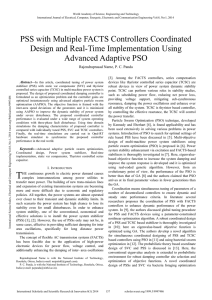 PSS with Multiple FACTS Controllers Coordinated Design and Real