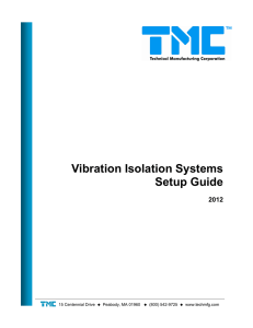 Vibration Isolation Systems - Technical Manufacturing Corporation