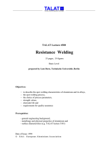 4501.01 Introduction to Spot Welding - CORE