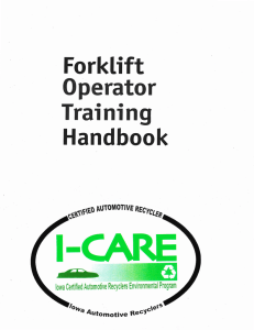 Forklift Training Handbook