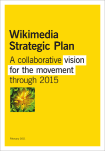 Wikimedia Strategic Plan - National Democratic Institute