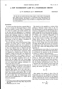 a new fluorescent lamp in a·starterless circuit