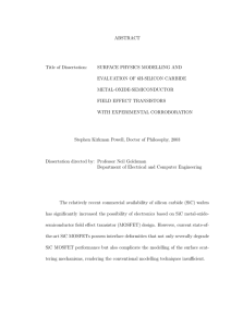 ABSTRACT Title of Dissertation: SURFACE PHYSICS MODELLING