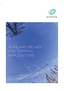 AUXILIARY RELAYS FOR TRIPPING APPLICATIONS