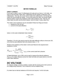 METER FORMULAS - Jlandrigan.com