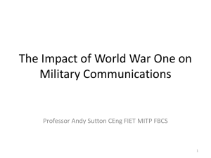 Military Communications - Engaging with Communications