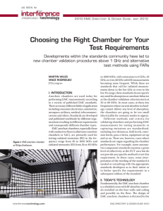 Choosing the Right Chamber for Your Test - ETS