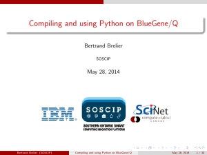 Compiling and using Python on BlueGene/Q
