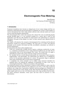 Electromagnetic Flow Metering