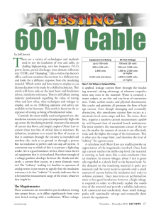 testing 600 v cable 600-V Cable