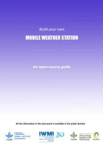 Build your own Mobile Weather Station - An open