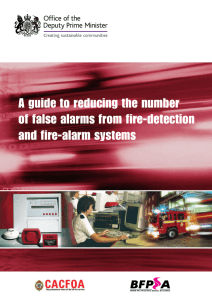 A Guide To Reducing The Number Of False Alarms From Fire