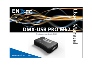 DMX USB PRO Manual