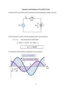 Reactance and Impedance in RC and RL Circuits