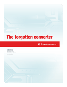 The Forgotten Converter