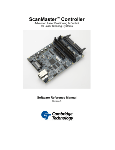 ScanMaster Controller - Cambridge Technology