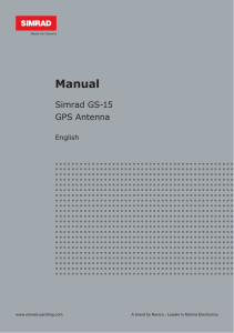 GS15 GPS Antenna Installation Manual