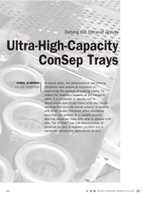 Ultra-High-Capacity ConSep Trays