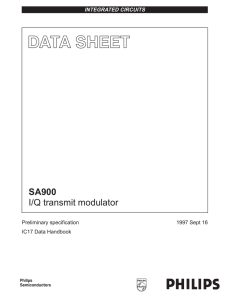 I/Q transmit modulator