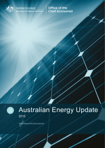 2015 Australian energy statistics update